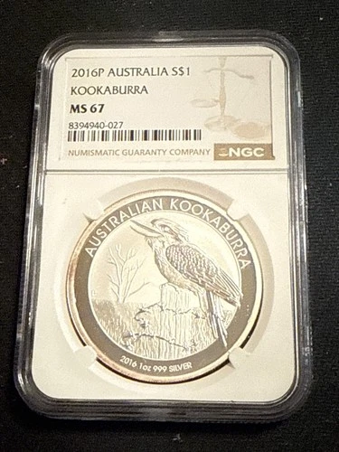 2016-P AUSTRALIA SILVER $1 | KOOKABURRA | NGC MS 69