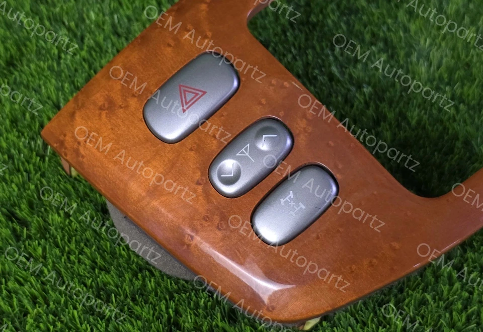 Unidad receptora de radio Lexus LX470 2003-2007 bisel de madera 55412-60280 OEM usada Foto 3 de 4