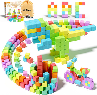 Magnetic Building Blocks - Transparent Magnetic Cubes, STEM Magnet Toddler Boys 