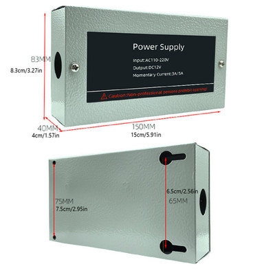 36W Standard DC 12V 3A Power Supply For Electric Lock Control/RFID-ID Reader