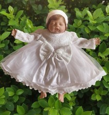 Festliches Baby Kleid von Ai Meng (74-80) wei...