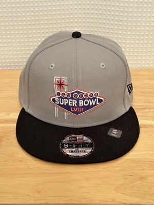 New Era NFL Super Bowl LVIII Las Vegas 9FIFTY Snapback Hat Cap 2024
