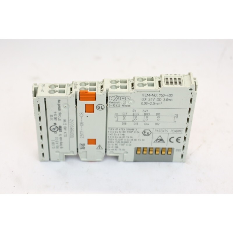 Wago 750-430 I/O module 8DI 24V DC 3,0ms (B876)