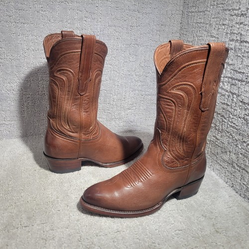 Tecovas The Jamie Women's Size US 6.5B Walnut Cowhide Leather Cowboy Boots - Picture 6 of 9