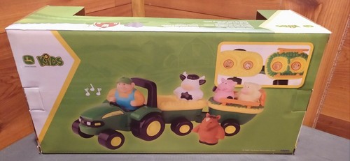 NEW TOMY JOHN DEERE KIDS ANIMAL SOUNDS HAYRIDE INTERACTIVE PLAYSET - Picture 4 of 12