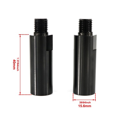 Mirror Mount Riser Extender Universal Fit For M10X1.25 Motorcycle Adapter Risers - Imagen 7 de 18