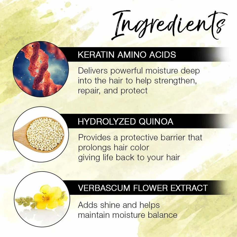 N'Rage 3 in 1 Color Depositing Shampoo + Conditioner 8.5 oz - Blonde (Pack of 2) - Image 4 of 4