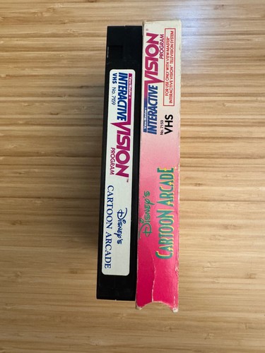 Disney Cartoon Arcade View-Master Interactive Vision Mickey Mouse VHS Tape Game - Picture 4 of 5