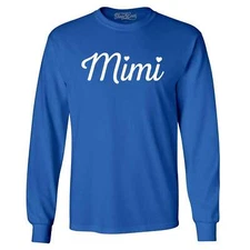 Mimi Grandma Long Sleeve Gma Mother's Mothers Mum Mama Day Cute Sweet Gift Shirt