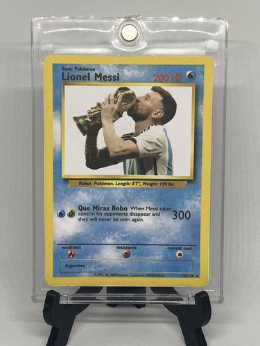 Lionel Messi Pokémon Card Argentina