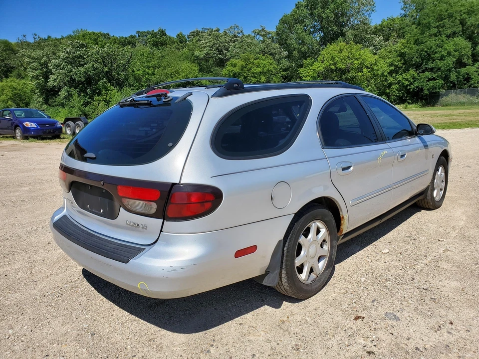 Conjunto de manija de puerta exterior trasera derecha derecha Mercury Sable 1999-2005 (plateado) Foto 2 de 4
