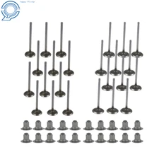Intake Exhaust Valves 24PCS For 2004-2011 Chevrolet GM Pontiac Saturn 3.6L DOHC