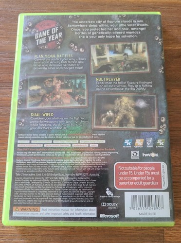 Bioshock 2 PAL Xbox 360 No manual - Picture 2 of 3