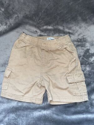 The Children's Place Toddler Boy Elastic Waisted Khaki Cargo Shorts Size  2T