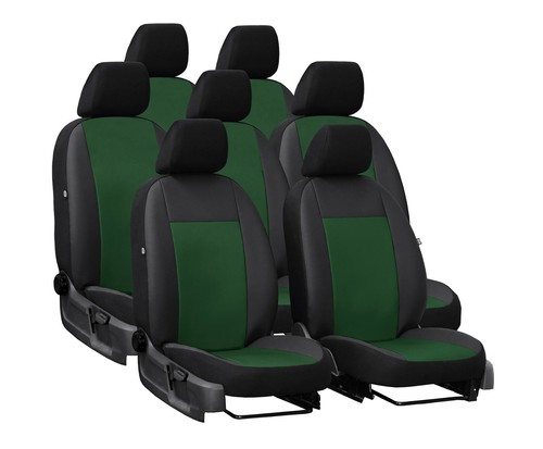 TAILORED SEAT COVERS For VW TOURAN 7 Seats 2016 - 2023 ARTIFICIAL LEATHER - Picture 22 of 24