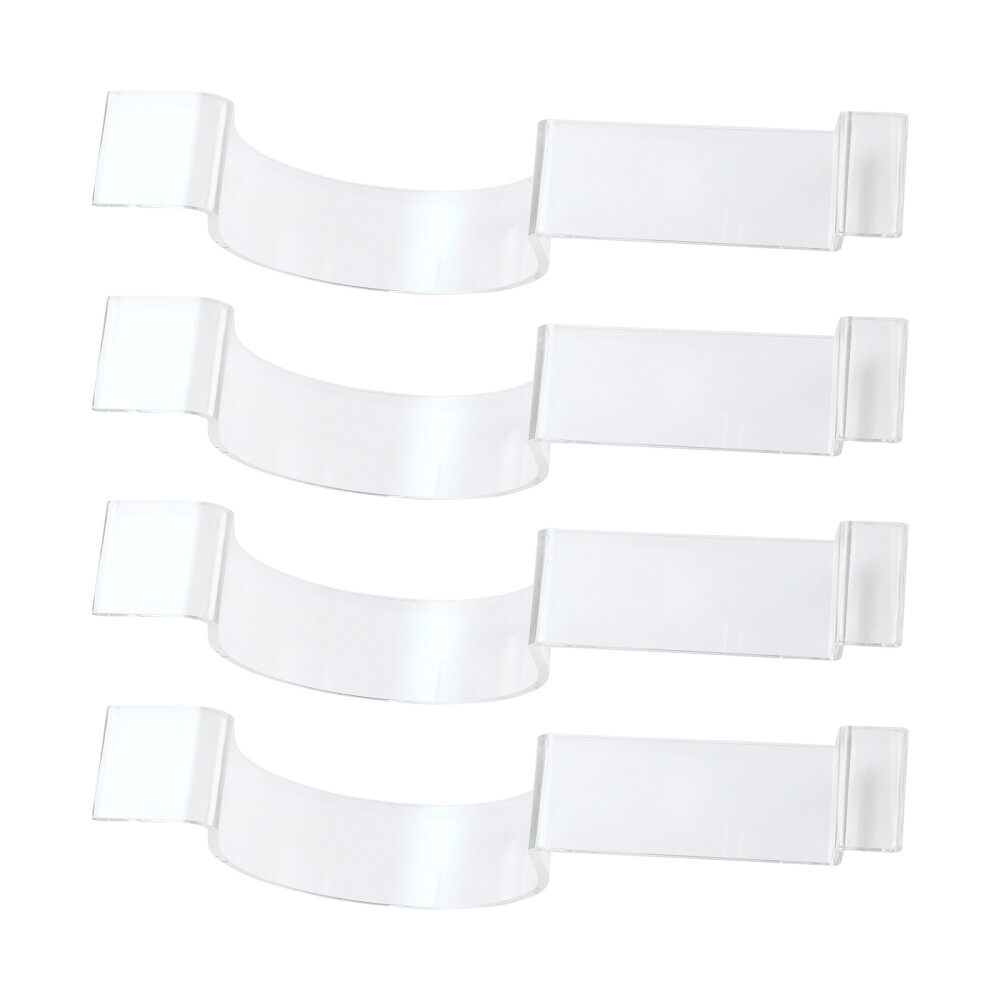 4 Pcs Shelves Accessories Belt Rack Supermarket Display Women's