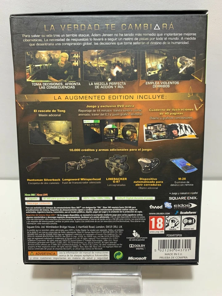 (Xbox 360) Deus Ex: Human Revolution - Augmented Edition - Director’s Cut (ESP), foto 2 de 3