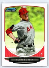 2013 Bowman Draft Picks & Prospects - Chrome Hunter Green #BDPP24 (RC) Refractor