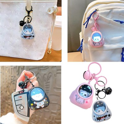 Cartoon Cat Keychain Light Up Pendant Gift Decorations H4 вμ New J3R2
