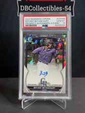 2023 Bowman Chrome Bryant Betancourt 1st Atomic Auto 015/100 PSA 10 Rockies