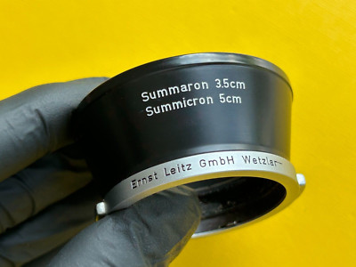 Leitz Gegenlichtblende Lens hood ITDOO  f. Leica Summicron 5 cm 50mm. Mint!