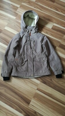 WEATHER REPORT ANORAK MANTEL GR. 140 146 gefütterte Winter Jacke warm schlamm