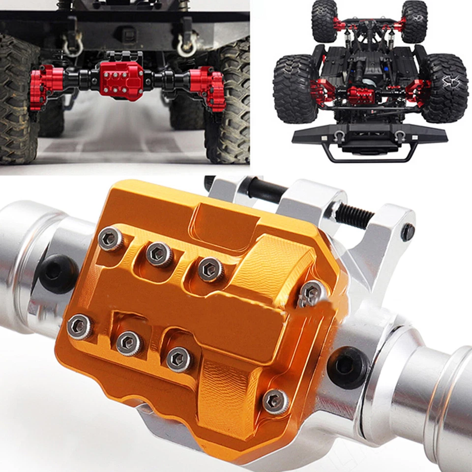 For 1/10 Traxxas TRX-4 Defender RC Metal Front Rear Portal Axle Housing Parts HY - Image 3 of 4