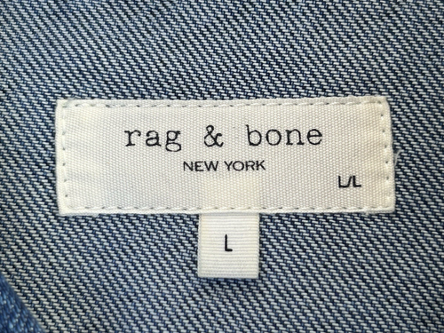 RAG & BONE $350 Featherweight Surplus Ultra Soft Denim Romper in Lily Size Large - Picture 3 of 21