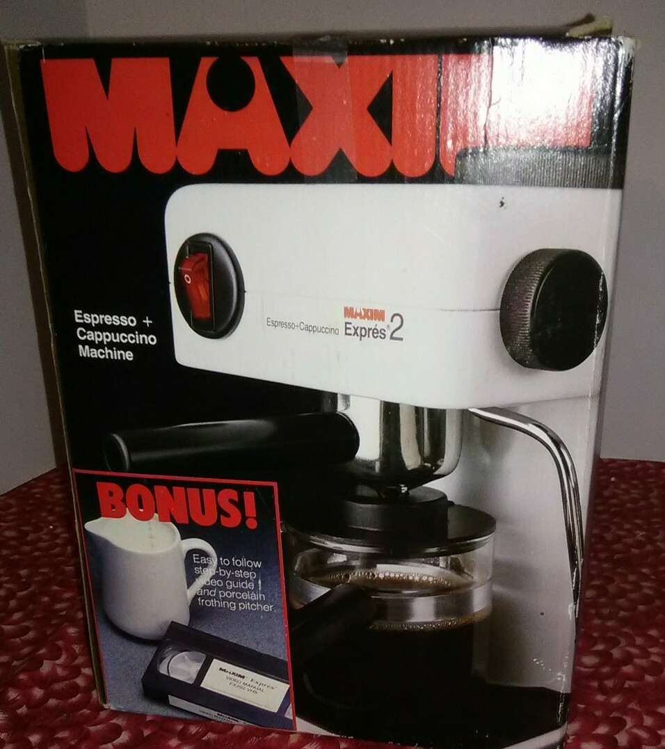 Maxim Expres2 Espresso + Cappuccino Machine EX-202 - Coffee | eBay