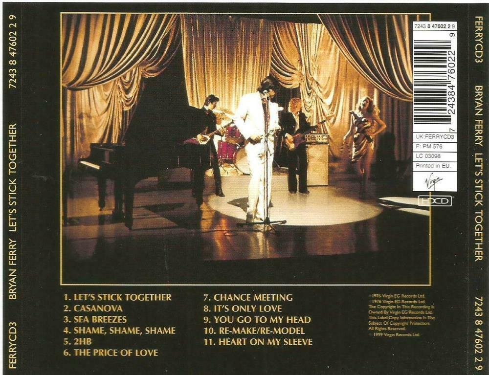 Bryan Ferry - Let's Stick Together CD Audio