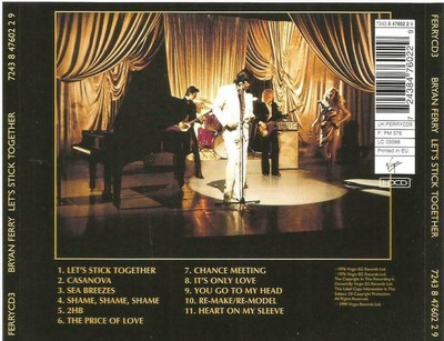 Bryan Ferry - Let's Stick Together CD Audio