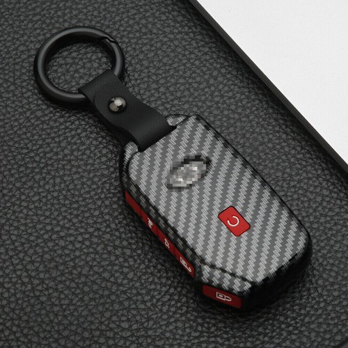 Fit KIA K5 Telluride Sorento 5 Button Carbon Fiber Hard ABS Key Fob Case Cover - Picture 11 of 11
