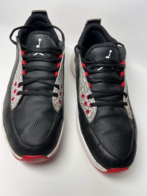 Nike Air Jordan ADG 2 Black Red Golf Shoes Cleats Bred CT7812-001