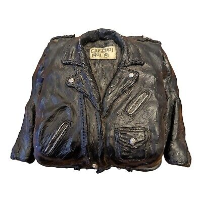 GIUSEPPE Armani Leather Jacket Trinket Box Jewelry Box 1991 GIUSEPPE Armani Leather Jacket Trinket Box Jewelry Box 1991