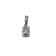 Pandora Luminous Ice Clear CZ & Sterling Silver Pendant ONLY 397543CZ