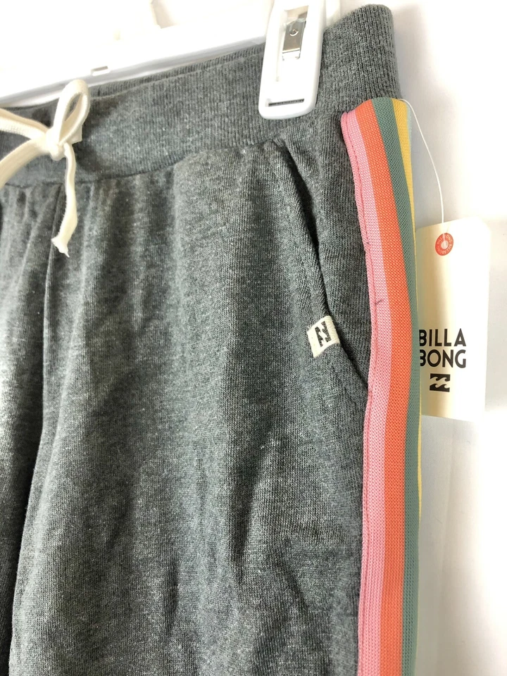 Billabong, Pantalones deportivos grises Takin Chances para niñas, talla mediana Foto 3 de 4