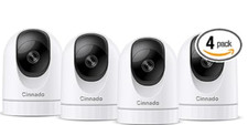 2K Home Security Cameras-2.4Ghz WiFi Indoor Camera with 360  . 4 Pack