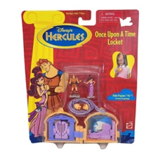 VINTAGE MATTEL DISNEY HERCULES ONCE UPON A TIME LOCKET NEW IN PACKAGE # 67807