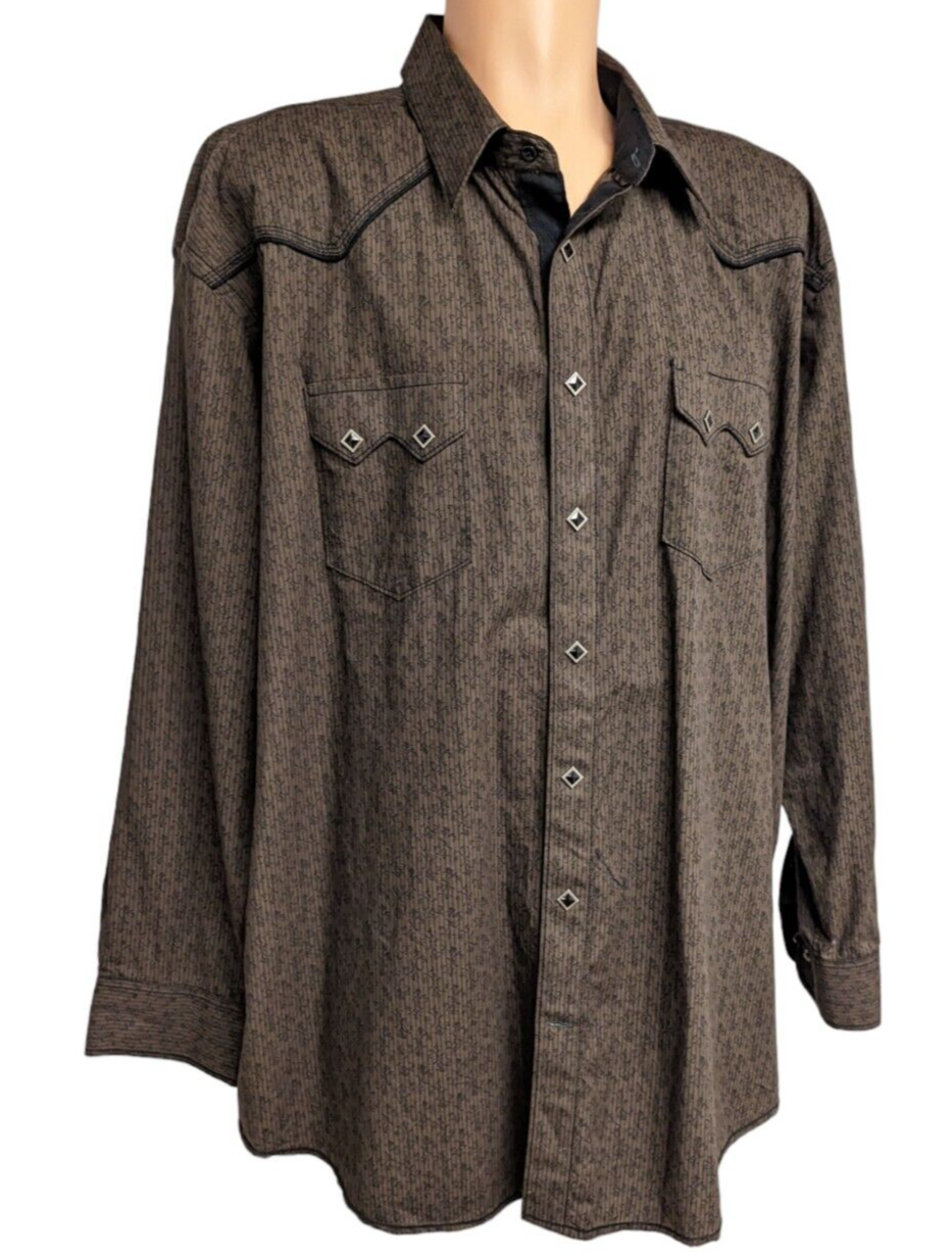 Rough Stock Panhandle Slim Men's XXL Western Cowboy Long Sleeve Pearl