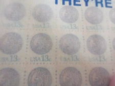 Mint NH US Scott #1734 Indian Head Penny Sheet X 30 Face Value $585.00   60%