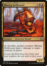 4x Blazing Hellhound - NM/LP - Magic Origins - SPARROW MAGIC