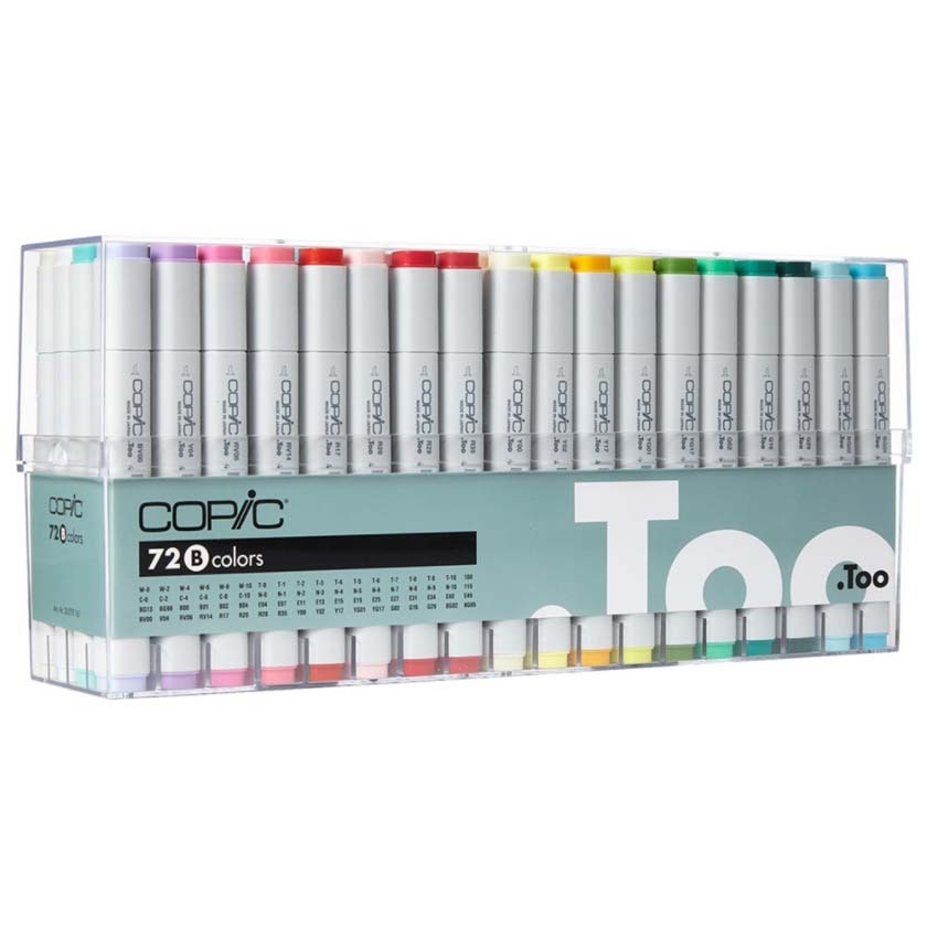 Copic Classic Marker 72 Color Set A, B, C | eBay
