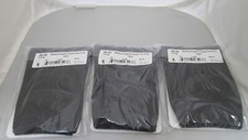 3 pr Medical Support closed Toe Knee High support stockings 20-30 mmHg black LG