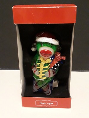 sock monkey night light