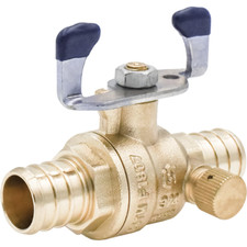 Legend 101-596NL 1/2" T-2007NL No Lead DZR Brass PEX Ball Valve with Drain