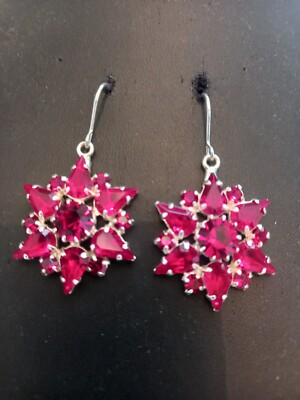 Wunderschöne Ohrringe Diamant Blume