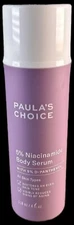 Paula's Choice Niacinamide 5% Body Treatment  w/D-Panthenol 4.0 fl oz New!!!