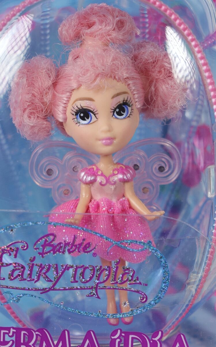 Barbie Fairytopia Mermaidia Pink Sea Pixie Necklace & Ring Barbie Fairytopia Mermaidia Pink Sea Pixie Necklace & Ring