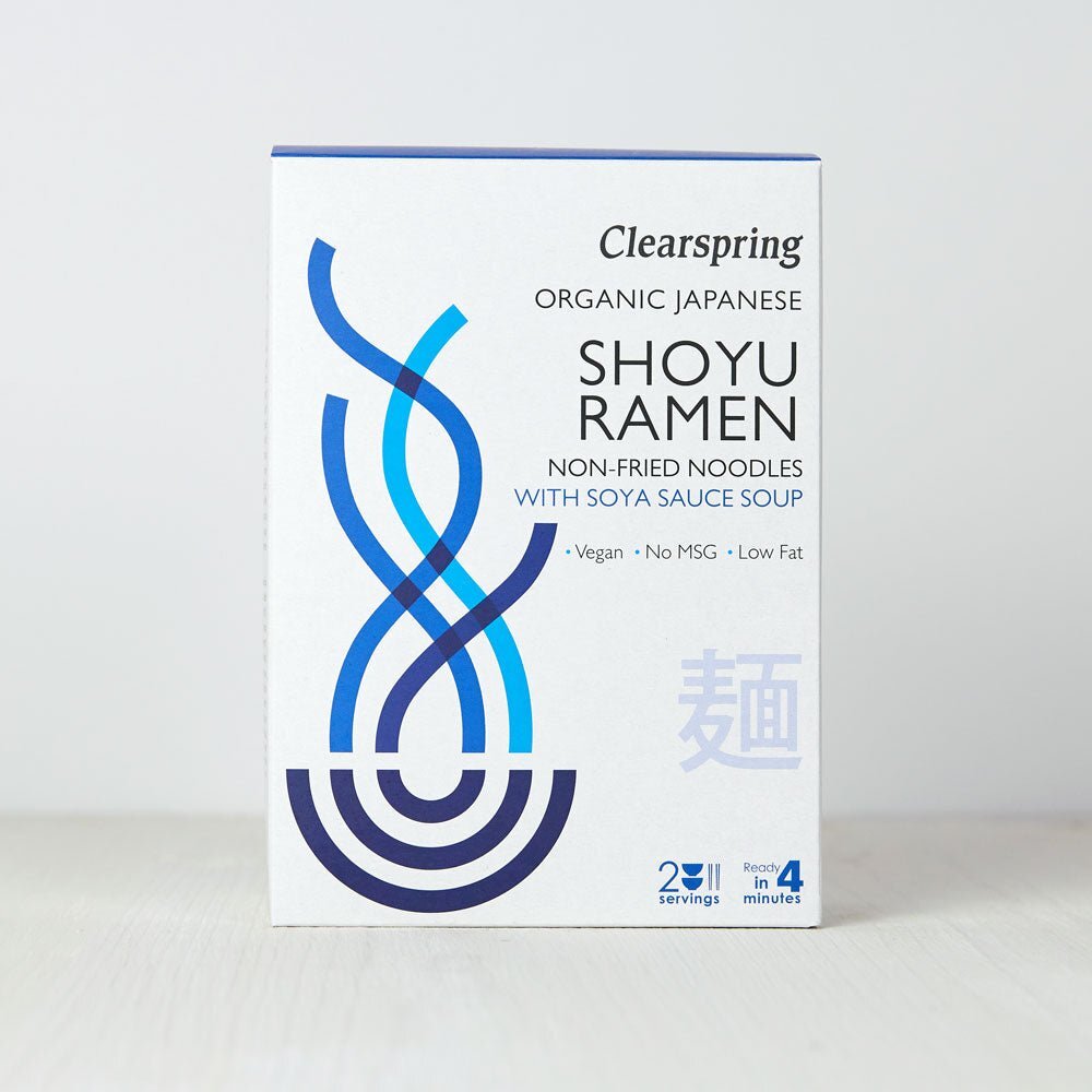 Clearspring Organic Japanese Shoyu Ramen Noodles 105g X 2