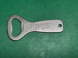 VINTAGE CLOVERDALE SOFT DRINKS SODA BEER BOTTLE OPENER NEWVILLE PENNSYLVANIA